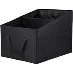 Collapsible Trunk Organizer in Recycled Polyester Transfer - Black - Left Angle