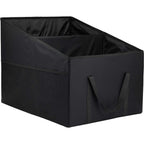 Collapsible Trunk Organizer in Recycled Polyester Transfer - Black - Right Angle