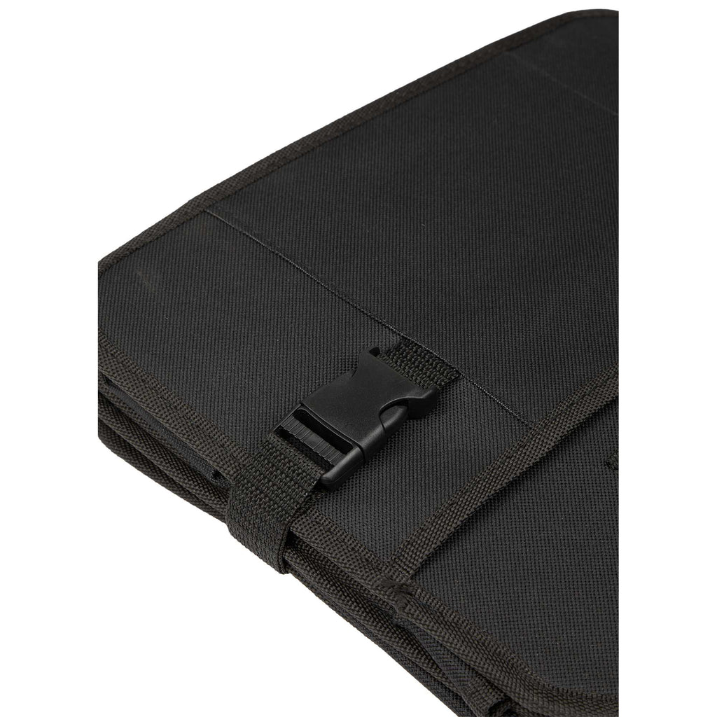 Collapsible Trunk Organizer with 3 Compartments, Recycled - Black - Detail