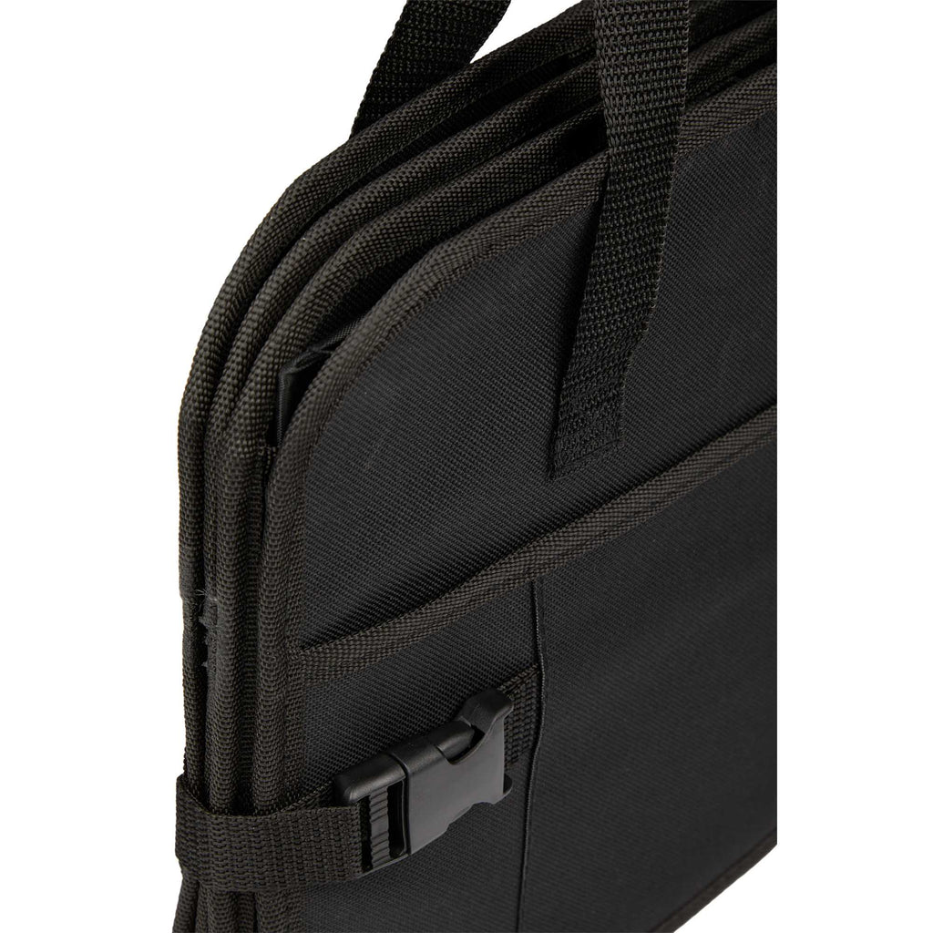Collapsible Trunk Organizer with 3 Compartments, Recycled Embroidery - Black - Alternate