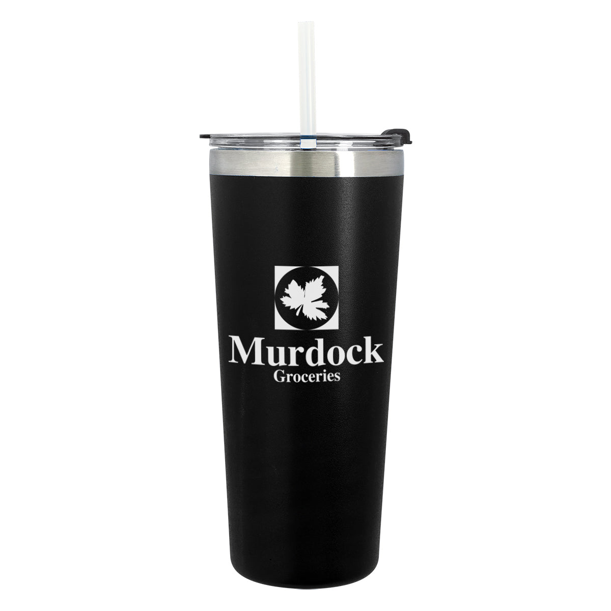 Colma Basics Tumbler, 24 oz - Black - Silk Screen