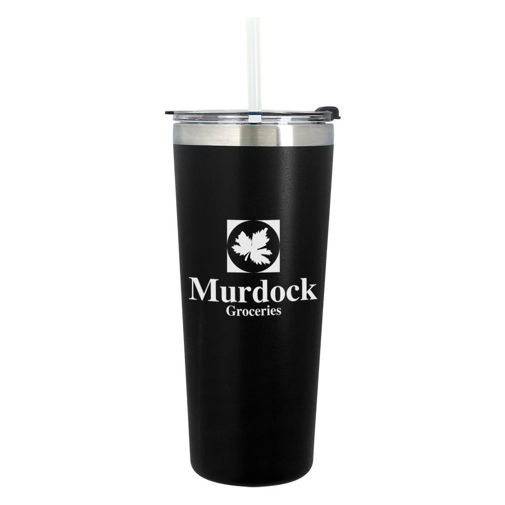 Colma Basics Tumbler, 24 oz - Black - Silk Screen