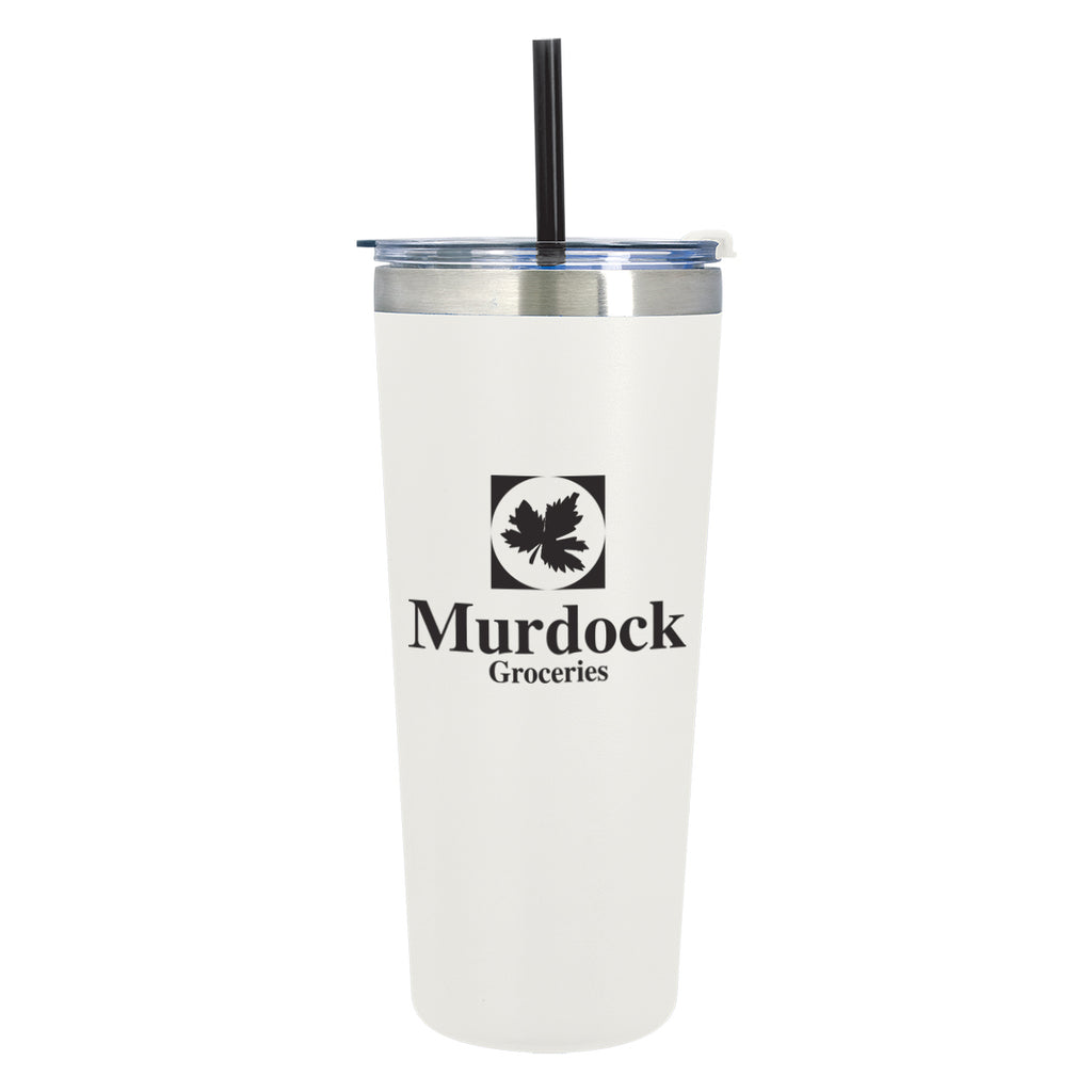 Colma Basics Tumbler, 24 oz - Recycled White - Silk Screen
