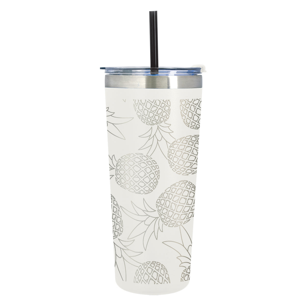 Colma Basics Tumbler, Laser Engraved, 24 oz - Recycled White - Laser