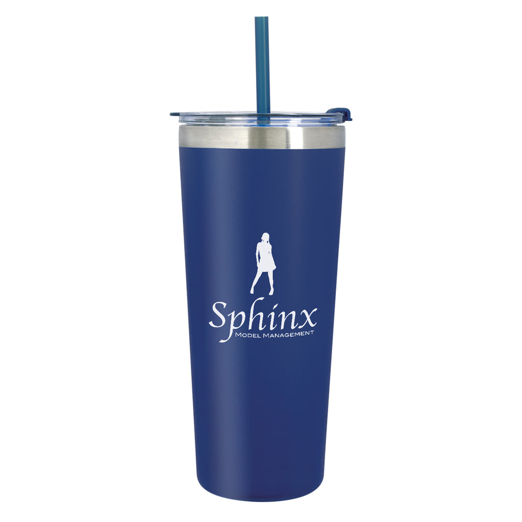 Colma Tumbler, 24 oz - Blue - Silk Screen