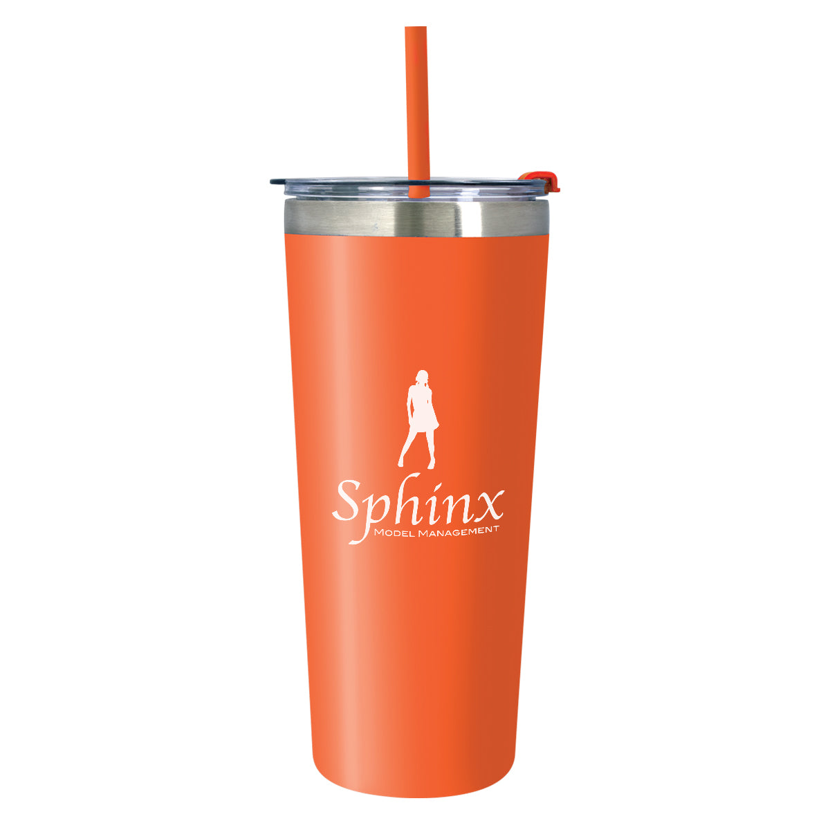 Colma Tumbler, 24 oz - Orange - Silk Screen