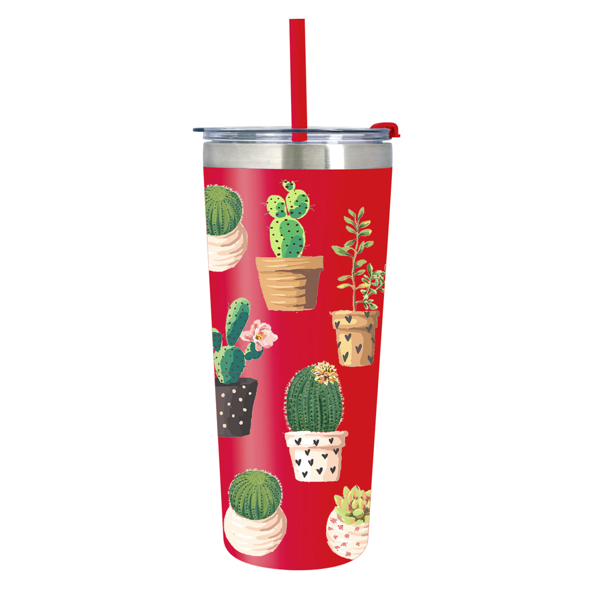 Colma Tumbler in Full Color, 24 oz - Red - Megabrite