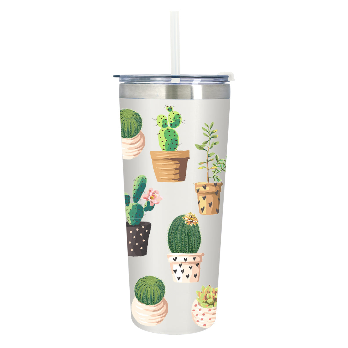 Colma Tumbler in Full Color, 24 oz - White - Megabrite