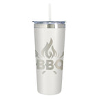 Colma Tumbler, Laser Engraved, 24 oz - White - Laser
