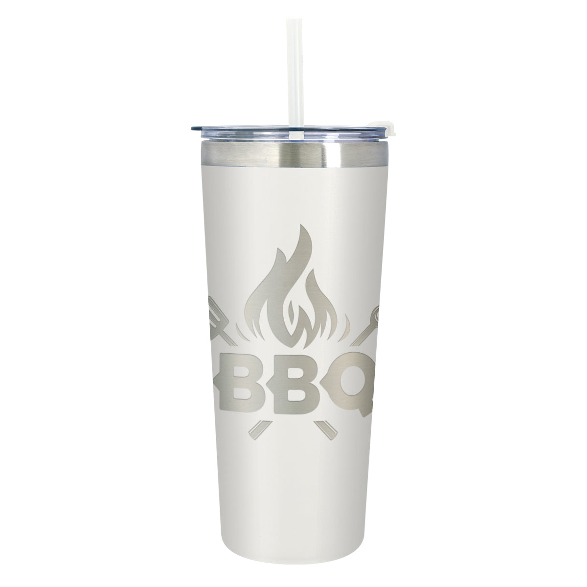 Colma Tumbler, Laser Engraved, 24 oz - White - Laser