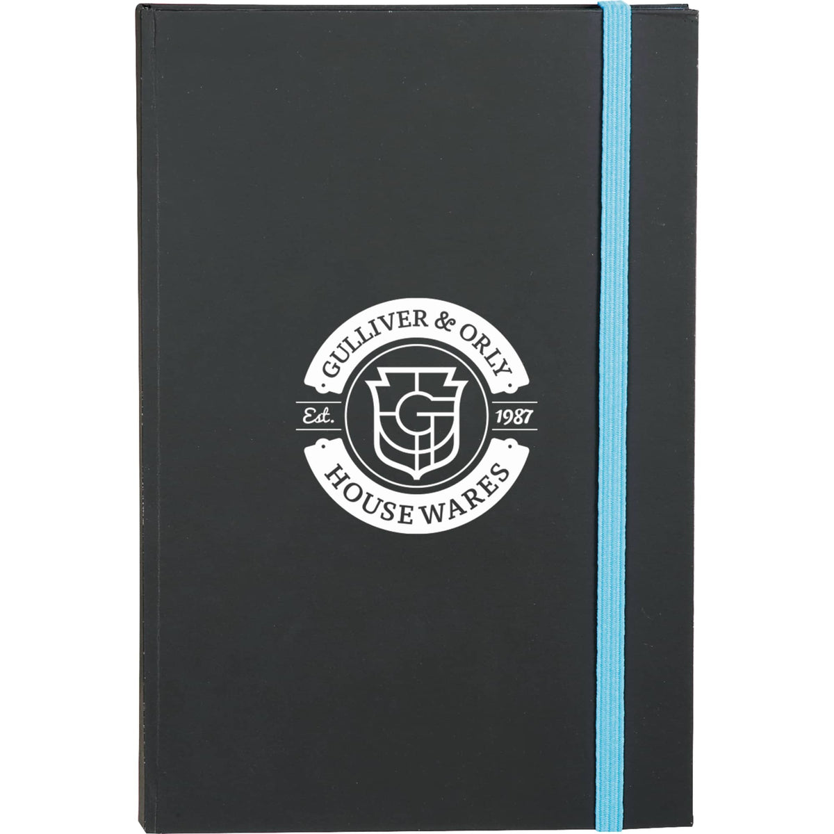 Color Pop Journal with Bright Page Edges, 5.5 x 8.5 Inches - Blue - Front