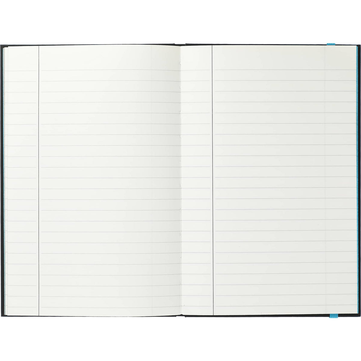 Color Pop Journal with Bright Page Edges, 5.5 x 8.5 Inches Debossing - Blue - Front 2