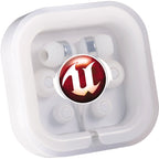 Color Pop Wired Earbuds with Storage Case - White - Front