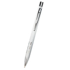 Color Story Pen in Recycled Aluminum - White with Silver - Front