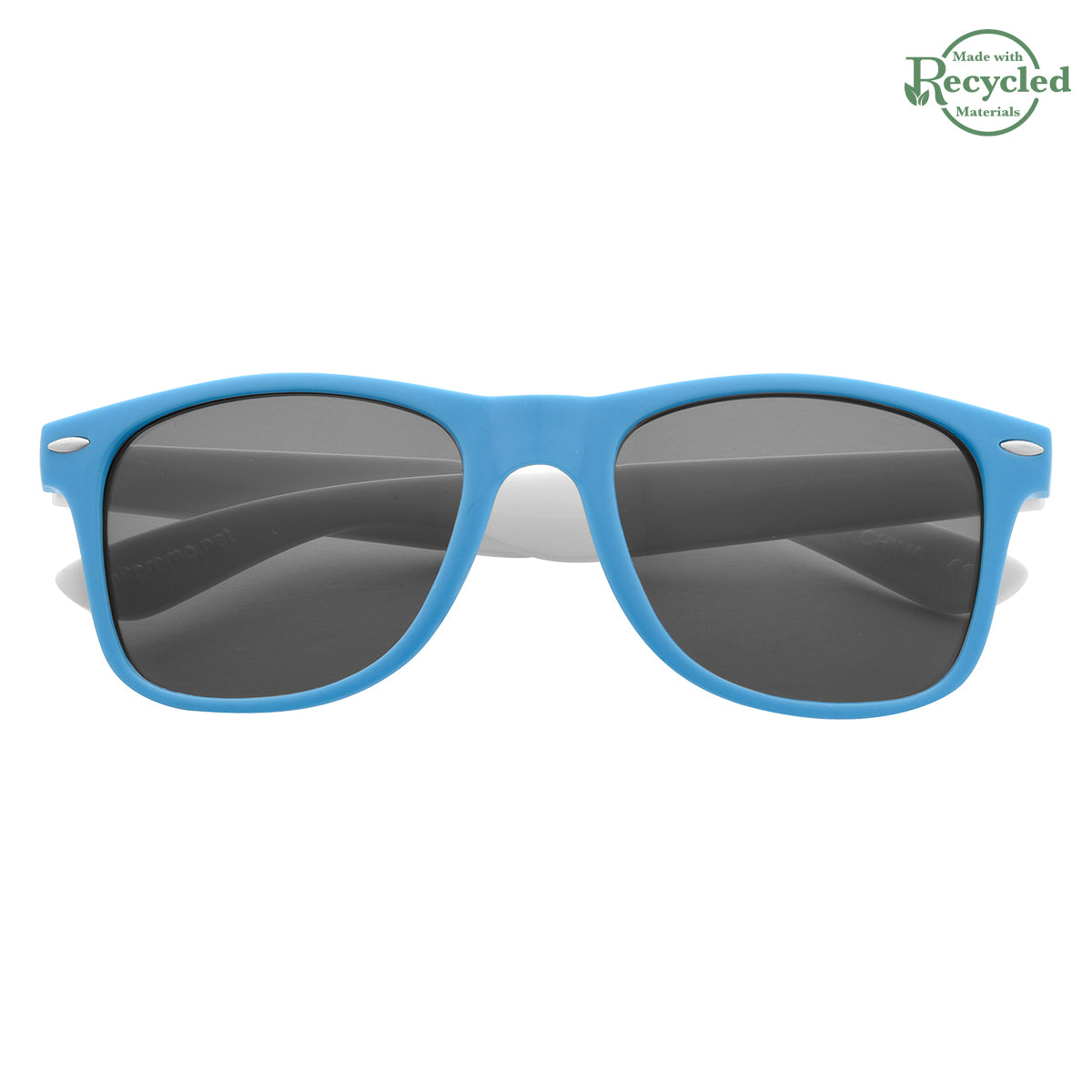 Colorblock Malibu Sunglasses in Full Color - BLLWHT_Front