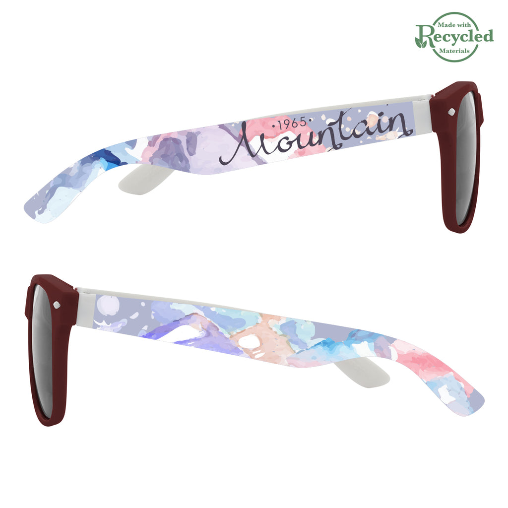 Colorblock Malibu Sunglasses in Full Color - Megabrite