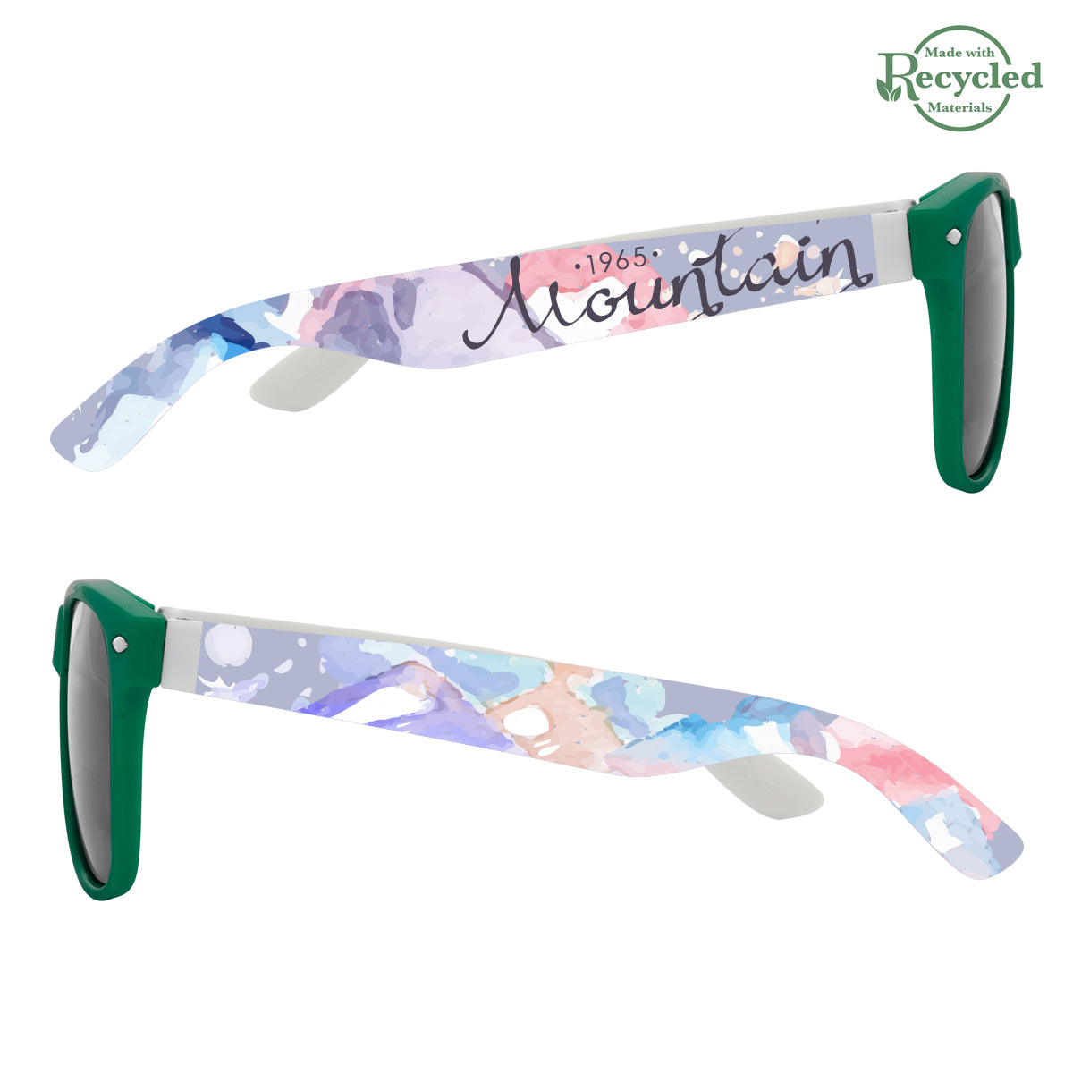 Colorblock Malibu Sunglasses in Full Color - Megabrite