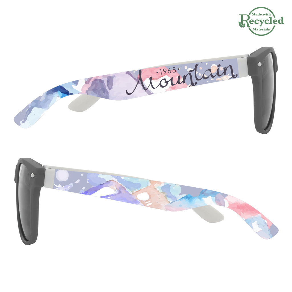Colorblock Malibu Sunglasses in Full Color - Megabrite
