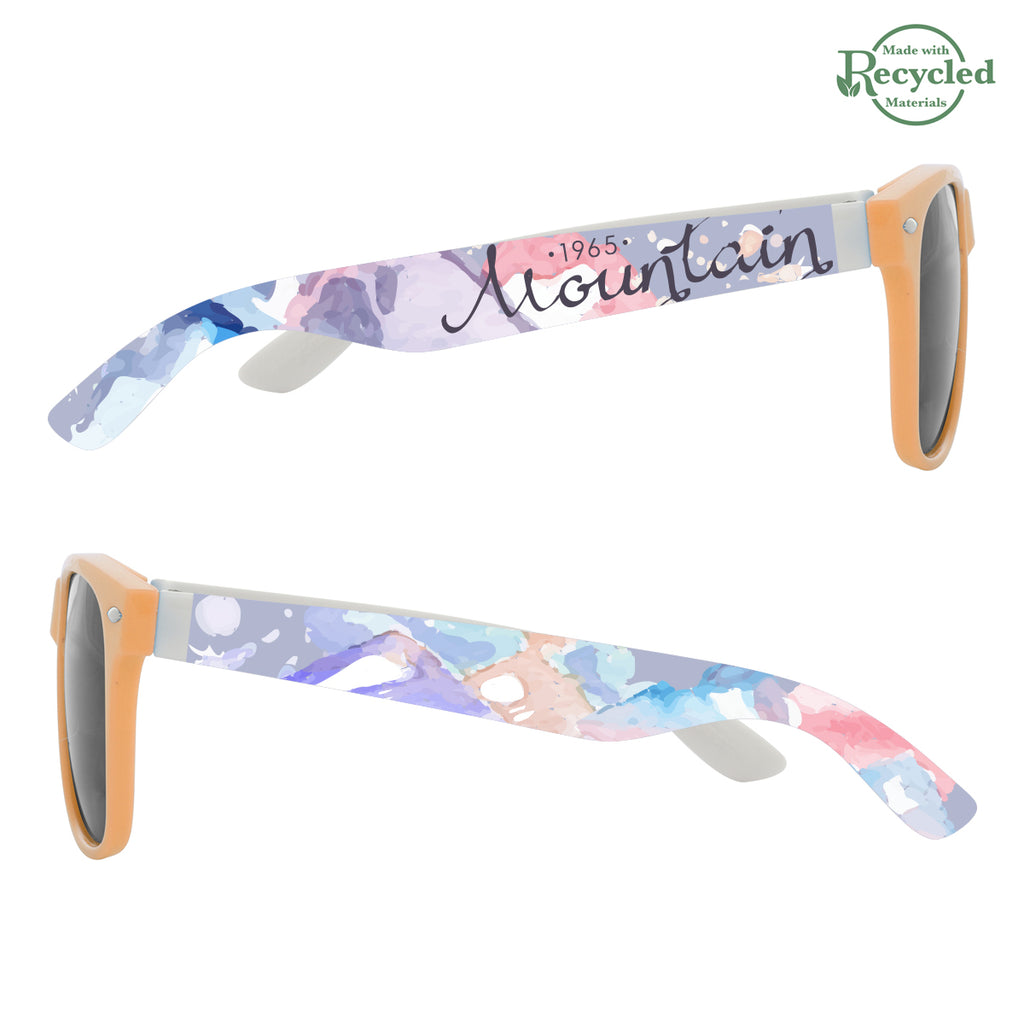 Colorblock Malibu Sunglasses in Full Color - Megabrite