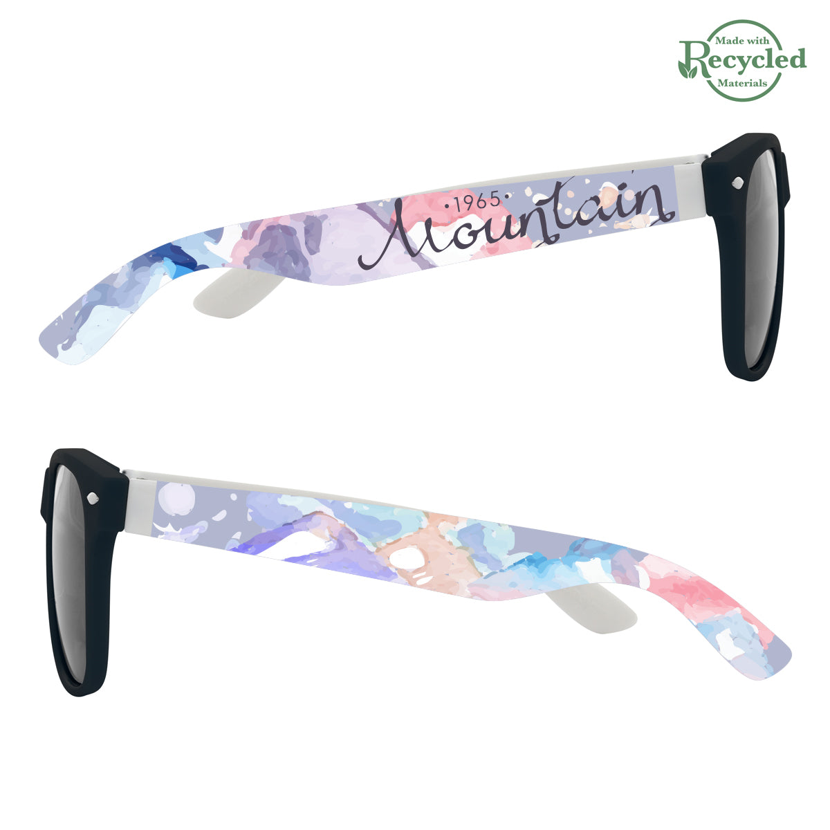 Colorblock Malibu Sunglasses in Full Color - Megabrite