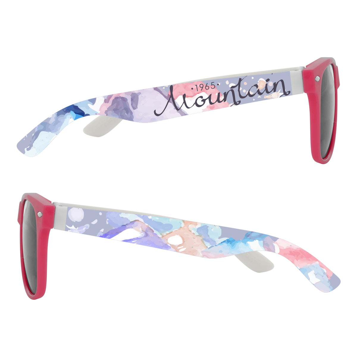 Colorblock Malibu Sunglasses in Full Color - Megabrite