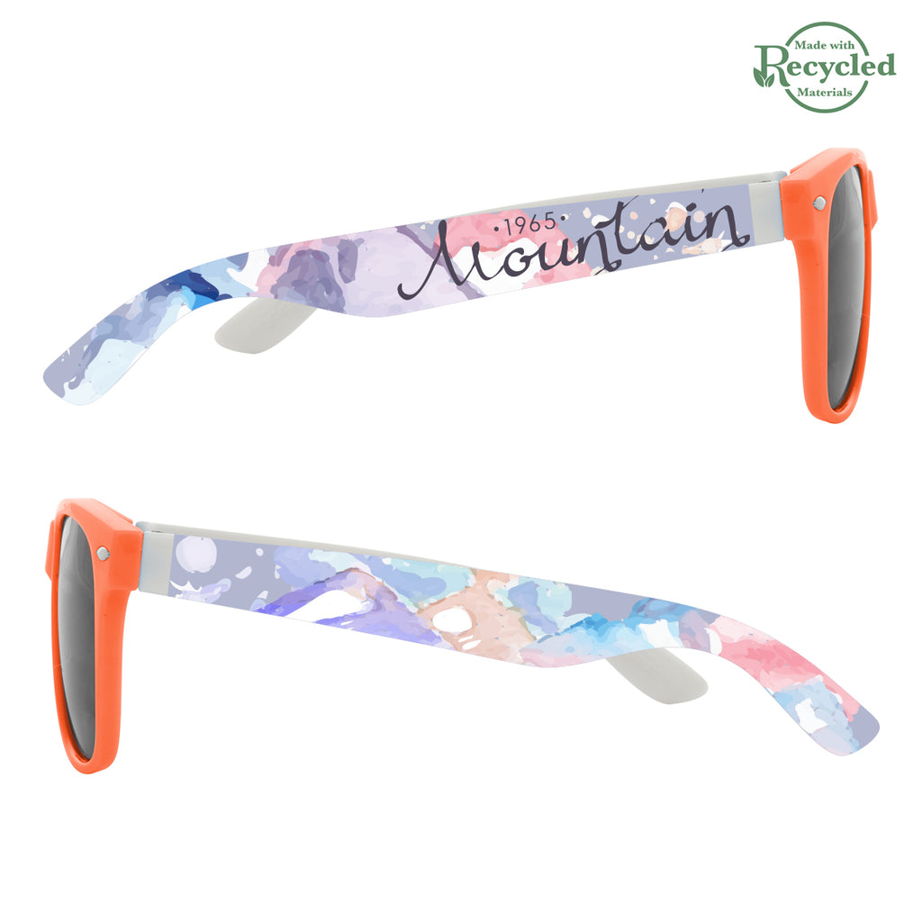 Colorblock Malibu Sunglasses in Full Color - Megabrite