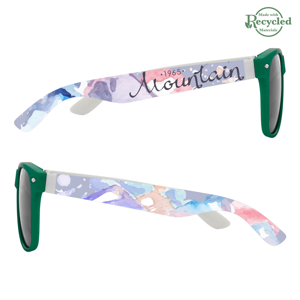 Colorblock Malibu Sunglasses in Full Color - Megabrite