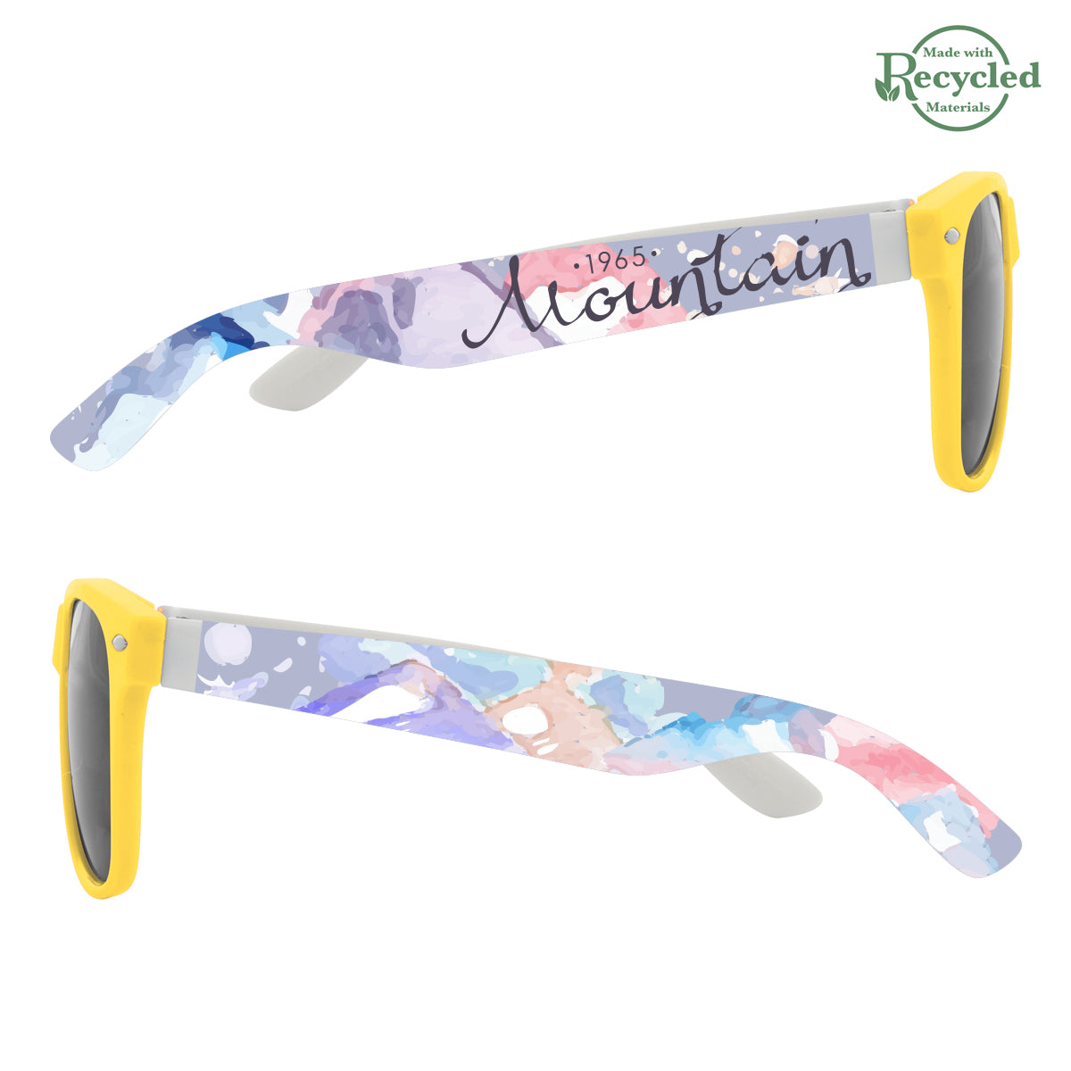 Colorblock Malibu Sunglasses in Full Color - Megabrite