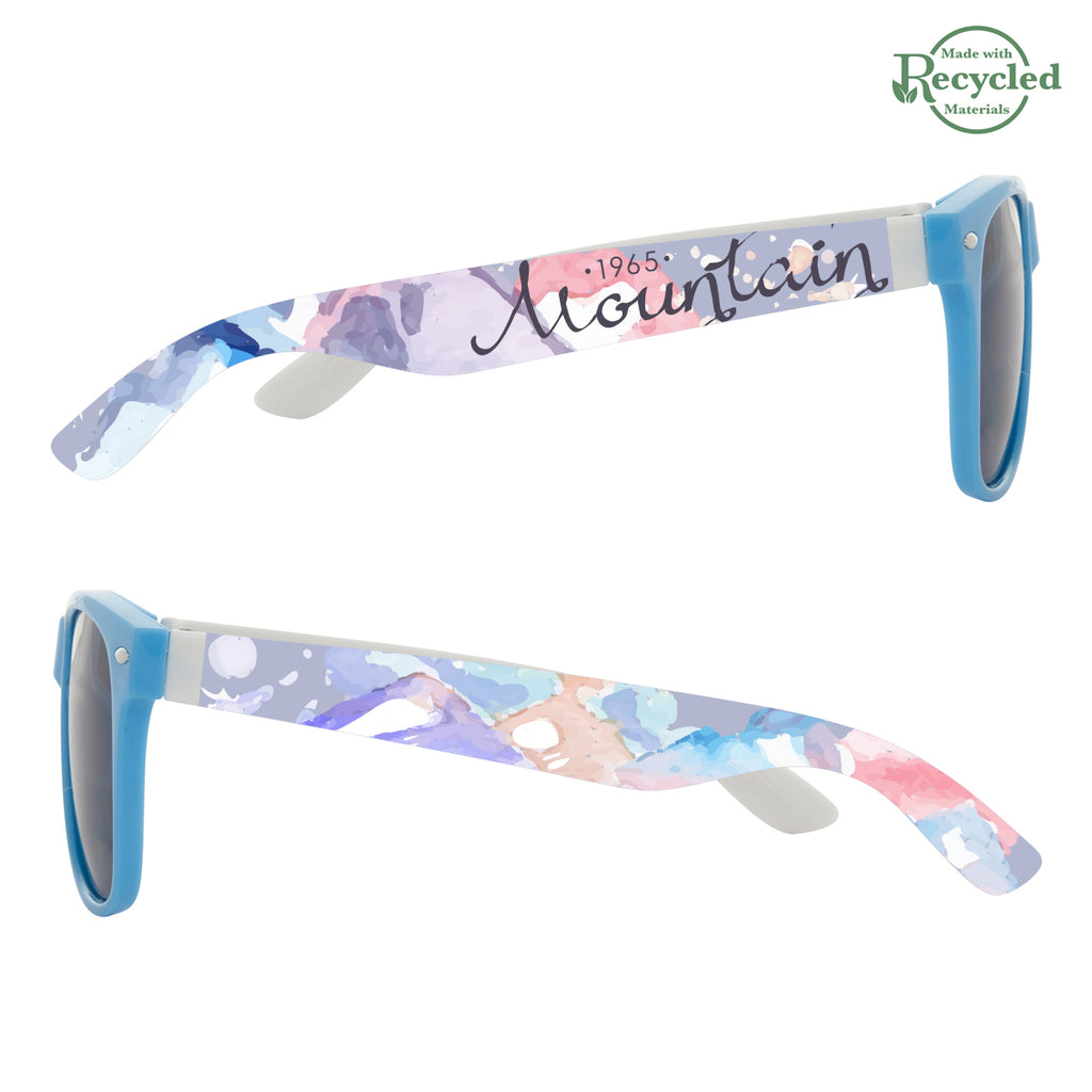 Colorblock Malibu Sunglasses in Full Color - Megabrite