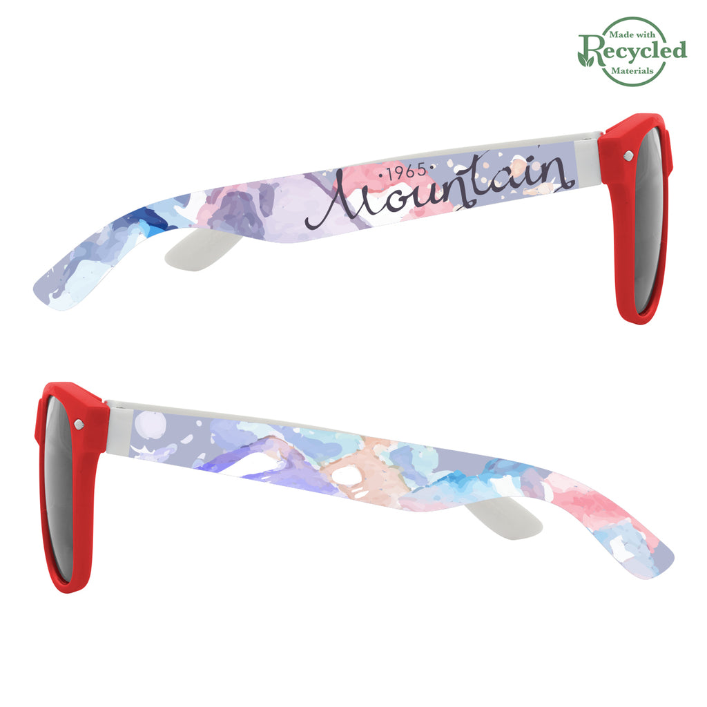 Colorblock Malibu Sunglasses in Full Color - Megabrite