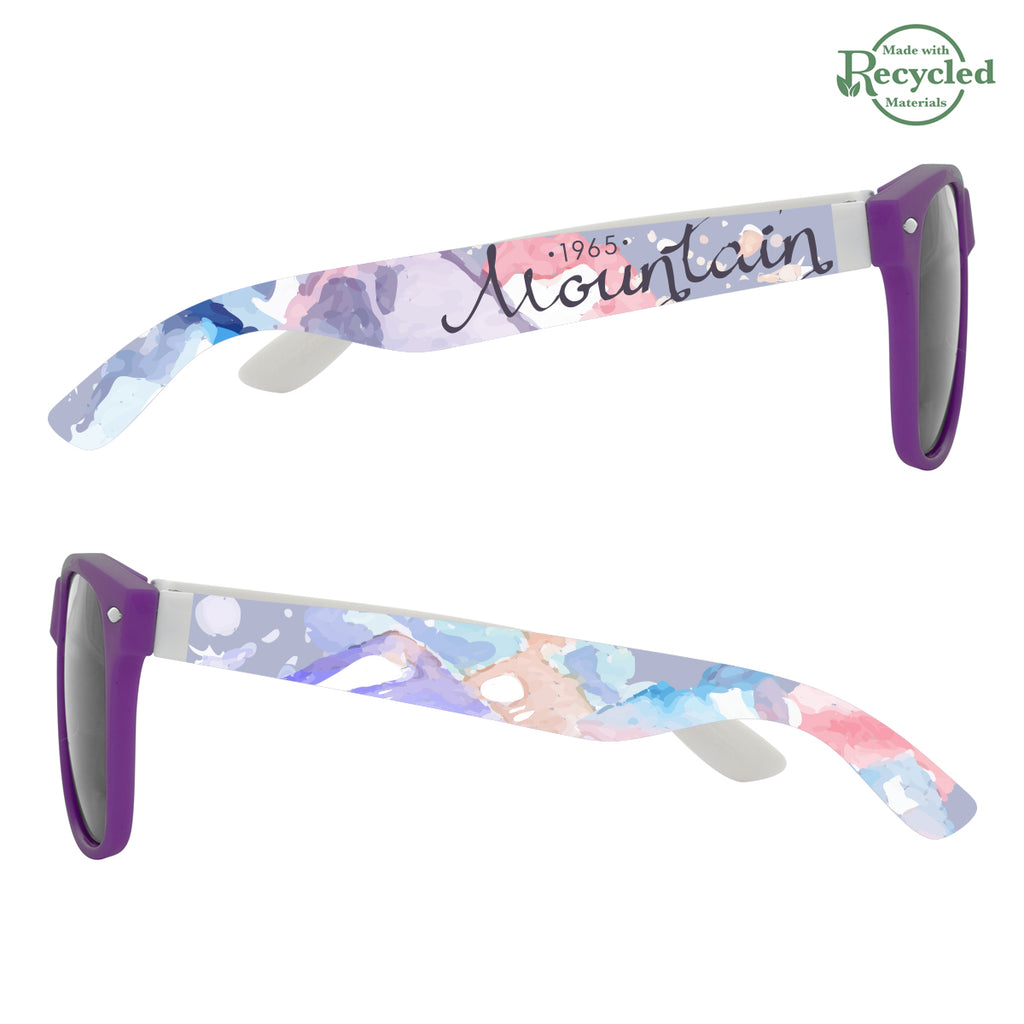 Colorblock Malibu Sunglasses in Full Color - Megabrite