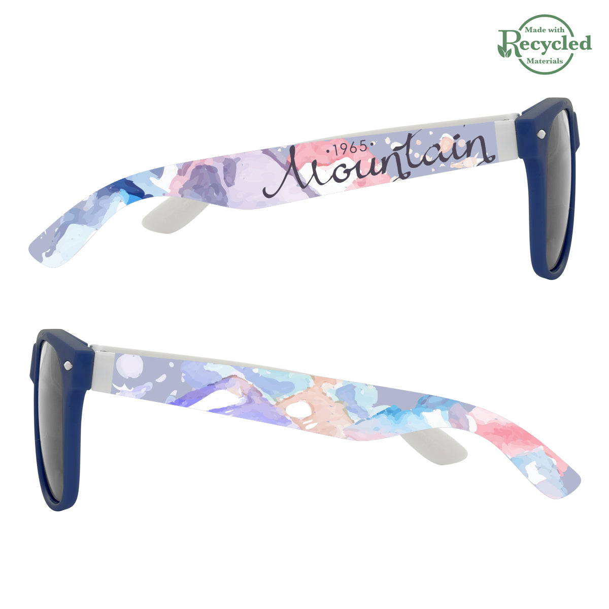 Colorblock Malibu Sunglasses in Full Color - Megabrite