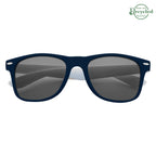 Colorblock Malibu Sunglasses in Full Color - NAVWHT_Front