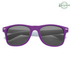 Colorblock Malibu Sunglasses in Full Color - PURWHT_Front