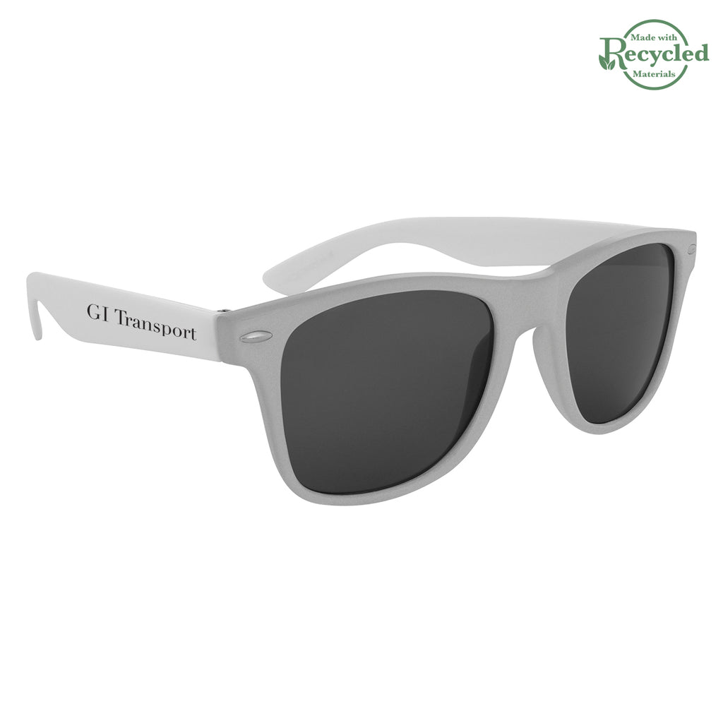 Colorblock Malibu Sunglasses in Full Color - Silk Screen