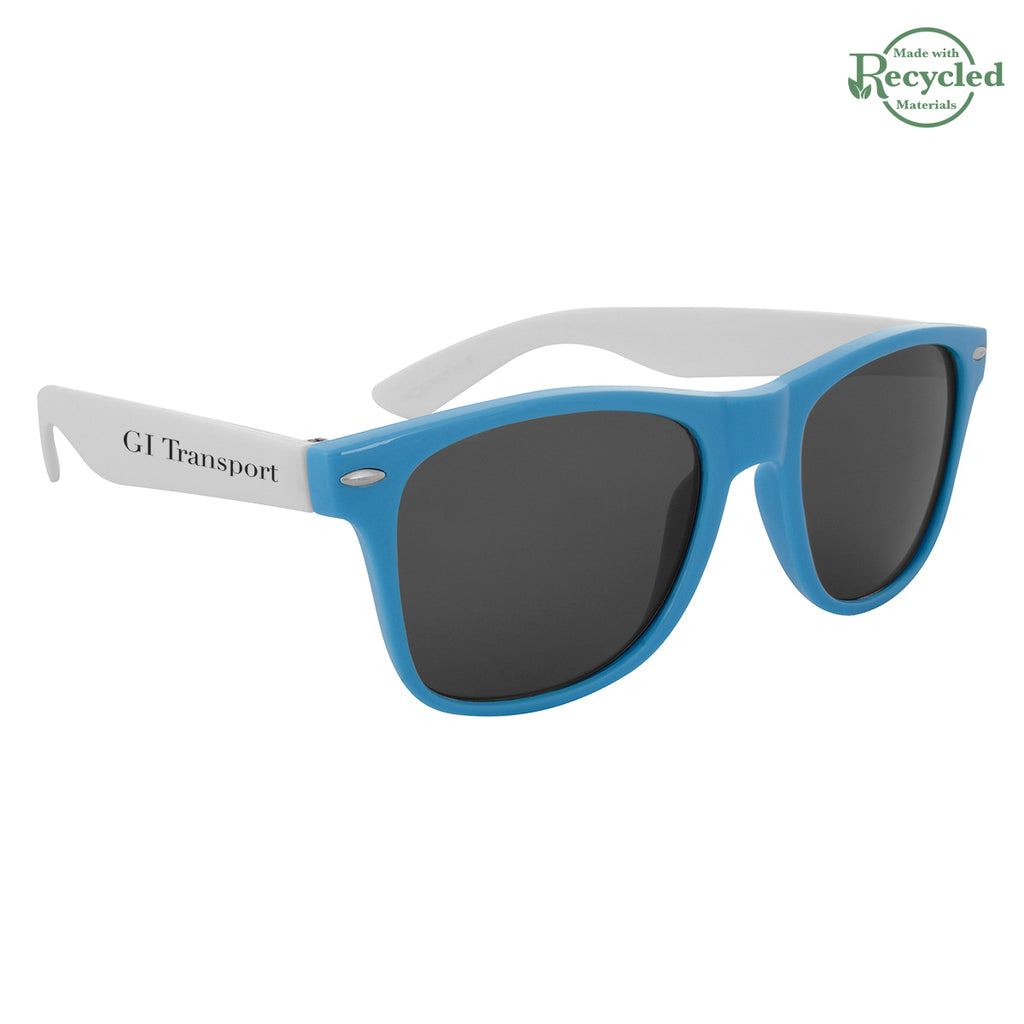 Colorblock Malibu Sunglasses in Full Color - Silk Screen
