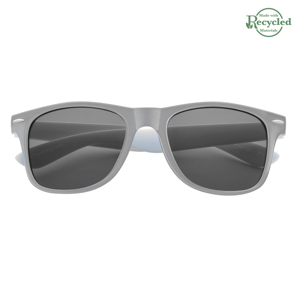 Colorblock Malibu Sunglasses in Full Color - SILWHT_Front