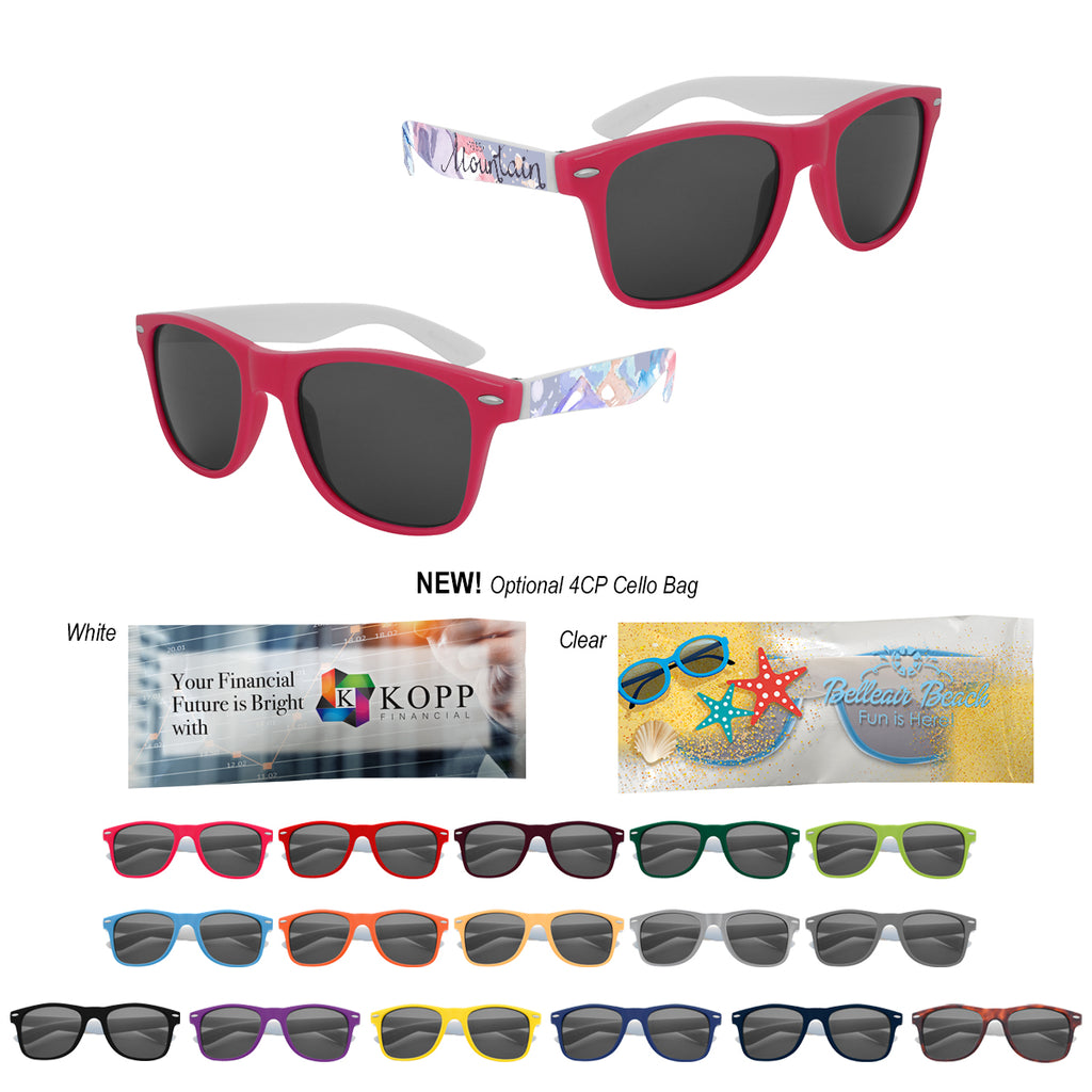 Colorblock Malibu Sunglasses in Full Color