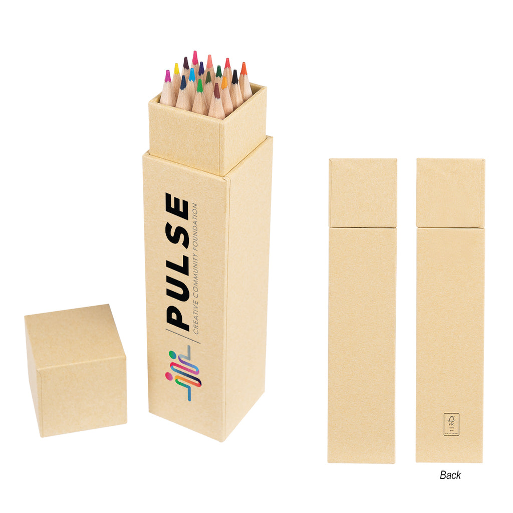 Colored Pencil Set, 16 Piece - Full Color