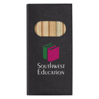 Colored Pencil Set, 6 Piece - Black - Full Color