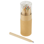Colored Pencil Set in a Tube with Sharpener, 12 Piece - Inset_Blank