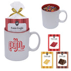 Colored Stoneware Mug with Mug Cake, 11 oz - 11 Oz. Colored Stoneware Mug With Mug Cake