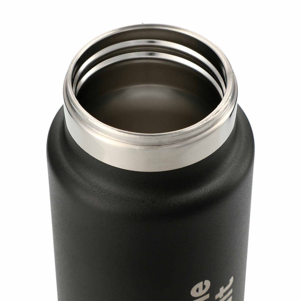 Colton Copper Insulated Bottle with Metal Handle, 20 oz Laser Engraving - Black - Photo 2