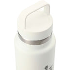 Colton Copper Insulated Bottle with Metal Handle, 20 oz Laser Engraving - White - Photo