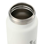 Colton Copper Insulated Bottle with Metal Handle, 20 oz - White - Front