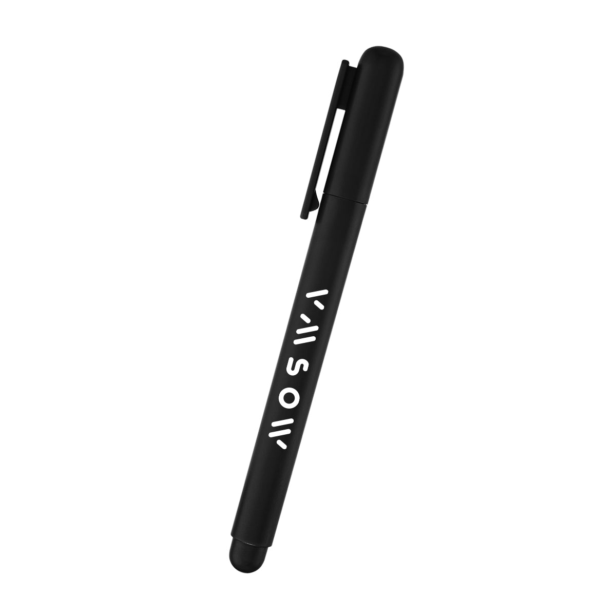 Colton Gel Pen in Recycled ABS - Black - Silk Screen