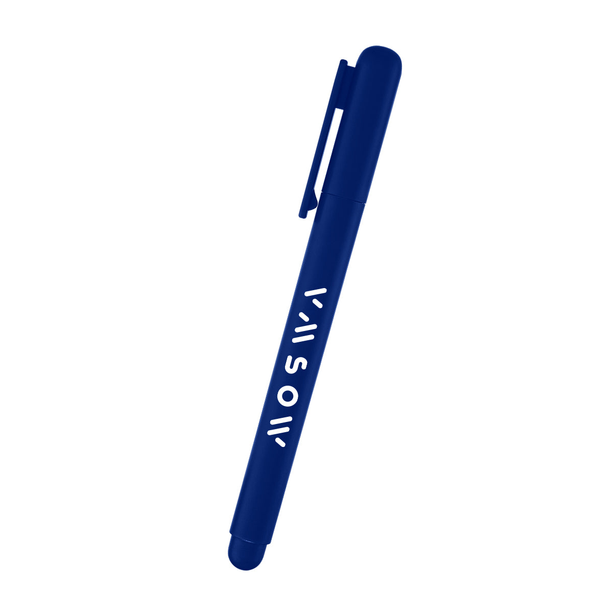 Colton Gel Pen in Recycled ABS - Navy - Silk Screen