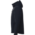 Colton Waterproof Jacket with Fleece Lining for Men Laser Engraving - Black - Left Side