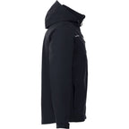 Colton Waterproof Jacket with Fleece Lining for Men Laser Engraving - Black - Right Side