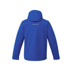 Colton Waterproof Jacket with Fleece Lining for Men Laser Engraving - New Royal - Back Flat 2
